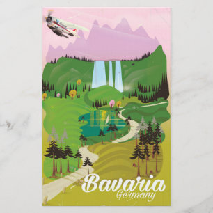 Beieren Duitsland — landschapsfoto Briefpapier