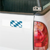 Beieren Flag Bumpersticker (Op Truck)