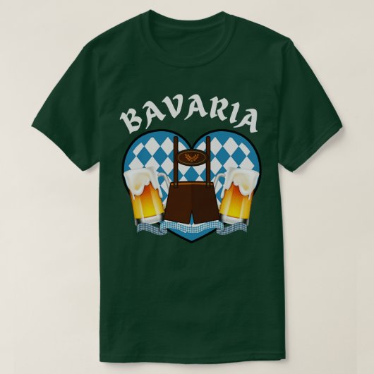 Beieren Germany Beierse outfit T-shirt (Design voorkant)