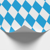 Beieren Germany Diamond Flag Design Cadeaupapier (Hoek)