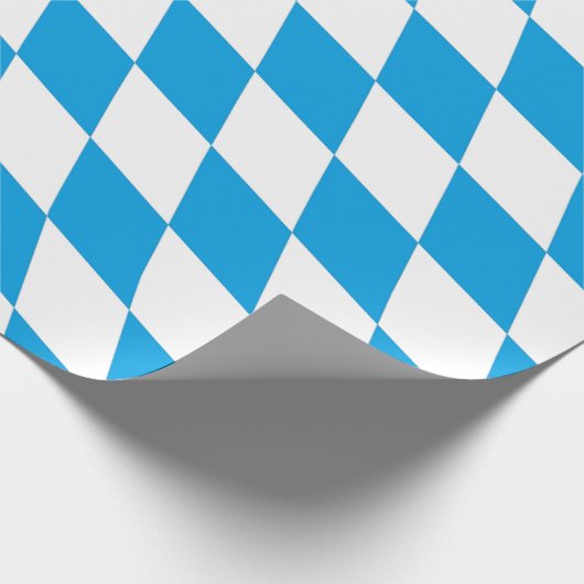 Beieren Germany Diamond Flag Design Cadeaupapier (Hoek)