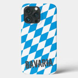 Beieren Germany Diamond Flag Design Case-Mate iPhone Case