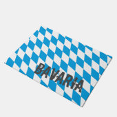 Beieren Germany Diamond Flag Design Deurmat (Schuin)