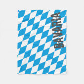 Beieren Germany Diamond Flag Design Fleece Deken (Voorkant)