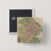 Beieren juist vierkante button 5,1 cm (Voorkant /achterkant)