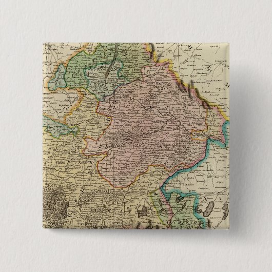 Beieren juist vierkante button 5,1 cm (Voorkant)