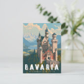 Beieren: Kasteel Neuschwanstein Briefkaart (Staand voorkant)