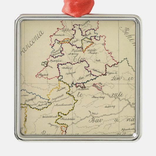 Beieren Metalen Ornament (Voorkant)