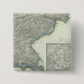 Beieren, Passau Vierkante Button 5,1 Cm (Voorkant)