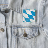 Beieren Vierkante Button 5,1 Cm (In situ)