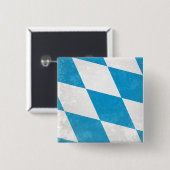 Beieren Vierkante Button 5,1 Cm (Voorkant /achterkant)