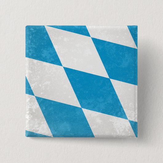 Beieren Vierkante Button 5,1 Cm (Voorkant)