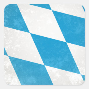 Beieren Vierkante Sticker