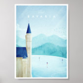 Beieren Vintage Travel Poster (Voorkant)