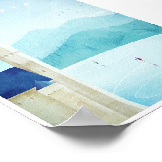 Beieren Vintage Travel Poster (Hoek)