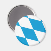 Beieren vlag Beieren Magneet (Voorkant / Achterkant)