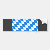 Beieren vlag Duitsland Bumpersticker (Voorkant)