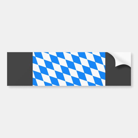 Beieren vlag Duitsland Bumpersticker (Voorkant)