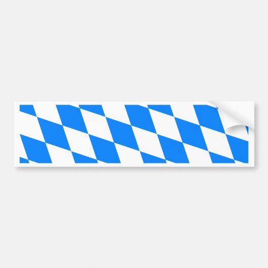 Beieren vlag Duitsland Bumpersticker (Voorkant)
