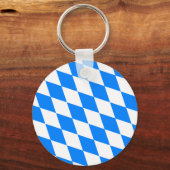 Beieren vlag Duitsland Sleutelhanger (Voorkant)