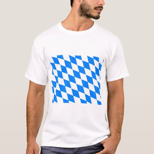 Beieren vlag Duitsland T-shirt (Voorkant)