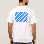 Beieren vlag Duitsland T-shirt (Achterkant)