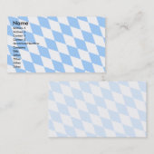 Beieren vlag Duitsland Visitekaartje (Voorkant / Achterkant)