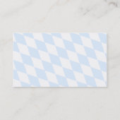 Beieren vlag Duitsland Visitekaartje (Achterkant)