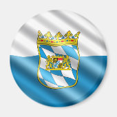 Beieren vlag magneet (Voorkant)