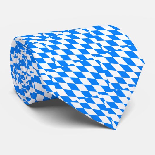 Beieren - vlag van hoge kwaliteit stropdas (Opgerold)