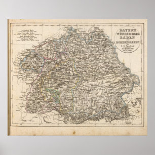 Beieren, W � rttemberg, Baden, Hohenzollern Poster