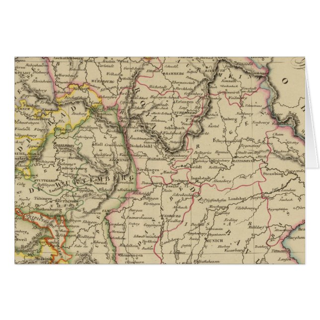 Beieren, W?rttemberg en Baden Gr (Voorkant Horizontaal)