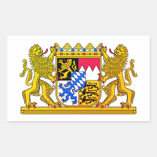 Beieren wapenschild - DUITSLAND Rechthoekige Sticker