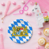 Beieren wapenschild papieren bordje (Feest)