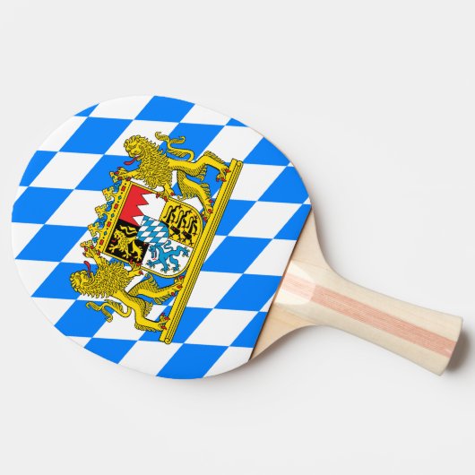 Beieren wapenschild tafeltennisbatje (Zijkant)