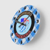 Beiers-Amerikaanse Beer Stein  Ronde Klok (Hoek)