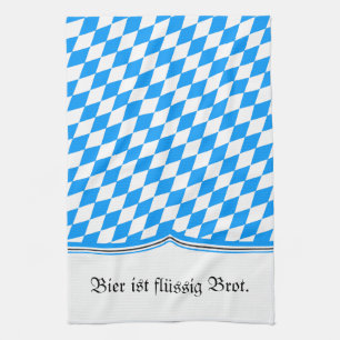 Beiers Blauw Wit Theedoek