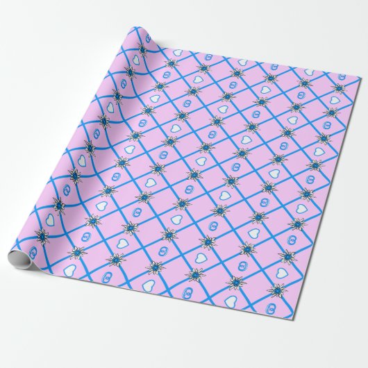 Beiers geïnspireerd cadeaupapier (Uitgerold)