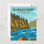 Beiers Nationaal Park Duitsland  Briefkaart (Voorkant / Achterkant)