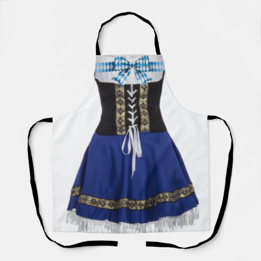 Beiers Oktoberfest Dirndl Schort (Voorkant)