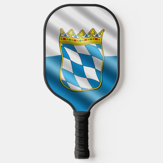 Beiers vlag pickleball paddle (Voorkant)