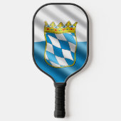 Beiers vlag pickleball paddle (Achterkant)