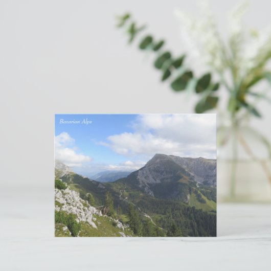 Beierse Alpen Briefkaart (Staand voorkant)