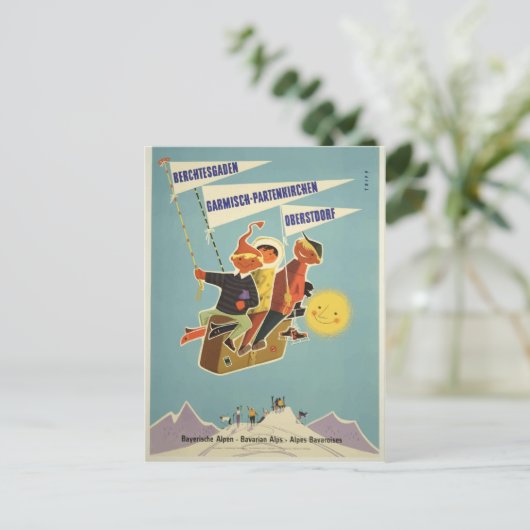  Beierse Alps Berchtesgaden Duitsland Briefkaart (Staand voorkant)