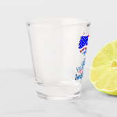 Beierse Amerikaanse wortels, Bayern Beieren Shot Glas (Links)