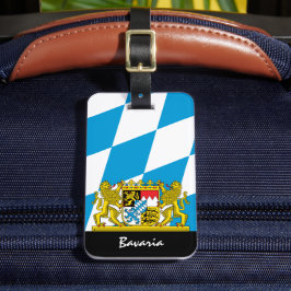 Beierse Bagagelabels, Beierse vlag Bagagelabel