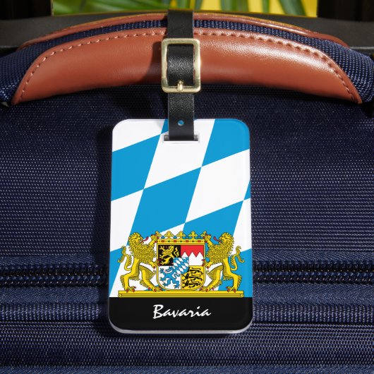 Beierse Bagagelabels, Beierse vlag Bagagelabel (Voorkant Insitu 2)