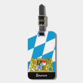 Beierse Bagagelabels, Beierse vlag Bagagelabel (Voorkant verticaal)