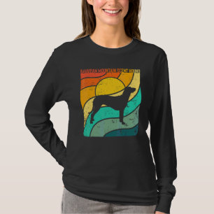 Beierse berggeurhond Vintage Sunset Moeder D T-shirt