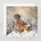 Beierse bergheuvel, kunst bedankkaart (Voorkant / Achterkant)